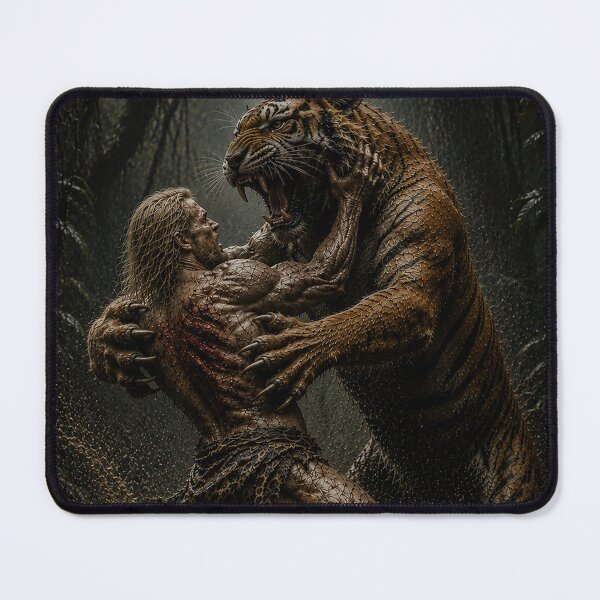 Item preview, EPIC NATURE - Man and a Tiger designed and sold by MetusArt.