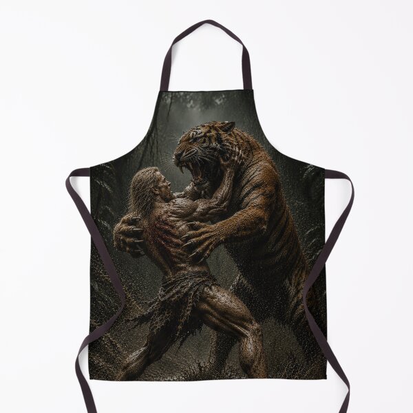 Item preview, EPIC NATURE - Man and a Tiger designed and sold by MetusArt.