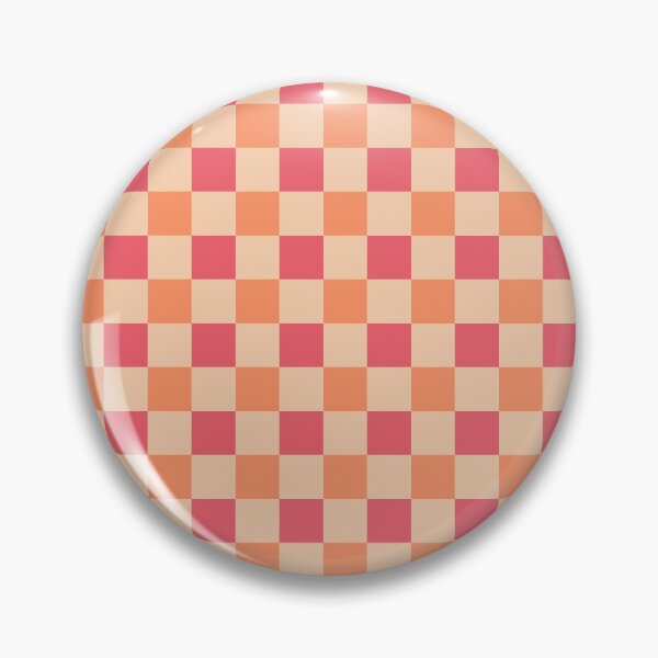 Item preview, Pink and Peach Checkered Pattern designed and sold by The Innocent Ghost Project.