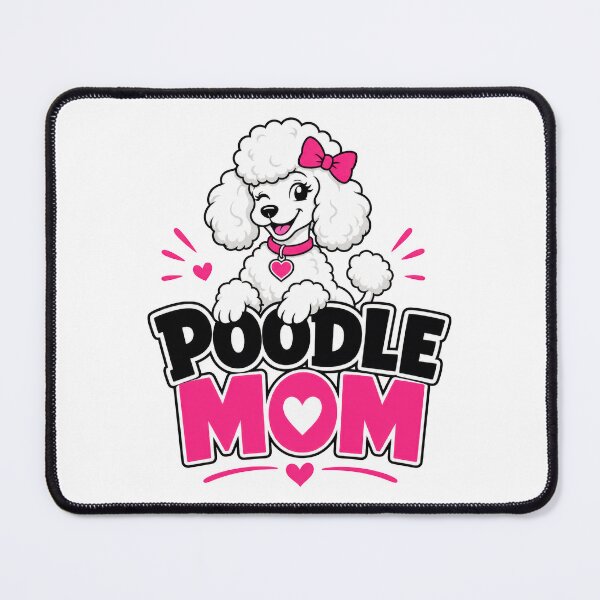 Item preview, Poodle Mom Funny pet puppy dog vintage design for poodle owners and lovers  designed and sold by LD ART.