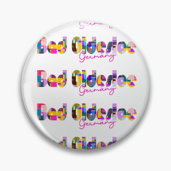 Item preview, Bad Oldesloe, Germany, Vibrant Abstract City Typography Art designed and sold by Wanderful-roads.