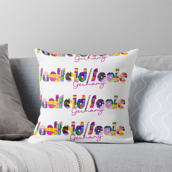 Item preview, Saalfeld/Saale, Germany, Vibrant Abstract City Typography Art designed and sold by Wanderful-roads.
