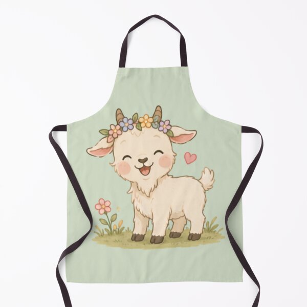 Item preview, Cute Happy Goat designed and sold by MellowMunchkins.
