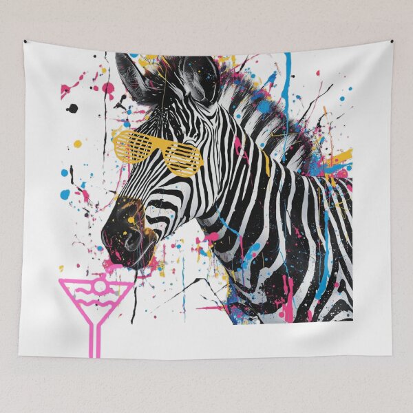 Item preview, cool zebra designed and sold by KBdeco.