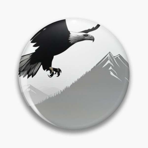 Item preview, Animals - Stylized Eagle, Modern Naturalistic Illustration designed and sold by World-Pets.