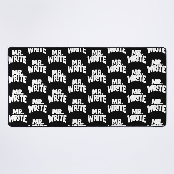 Item preview, Mr. Write Funny Typography Statement designed and sold by Digital Art Works Hub.