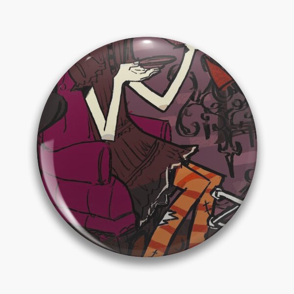 Item preview, Alt Goth Girl Drinking Tea with Skull Heart designed and sold by MattenKranz.