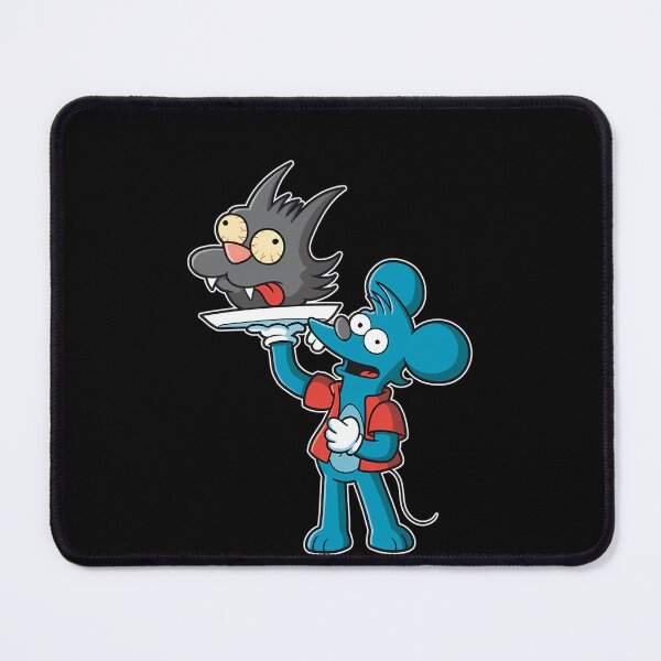 Item preview, Mouse Character Holding Severed Gray Cat Head designed and sold by DoniTDesigns.