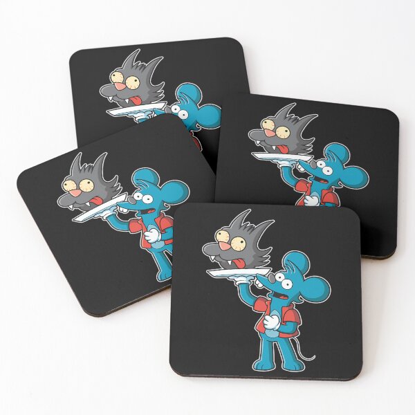 Item preview, Mouse Character Holding Severed Gray Cat Head designed and sold by DoniTDesigns.