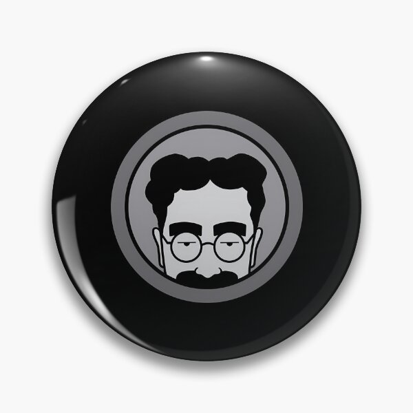Item preview, Minimalist Vector Portrait Of Man With Glasses And Mustache In Circle designed and sold by DoniTDesigns.