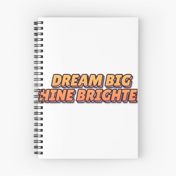 Item preview, "DREAM BIG SHINE BRIGHTER" Retro Typography T-Shir designed and sold by QuirkThreadsCo.
