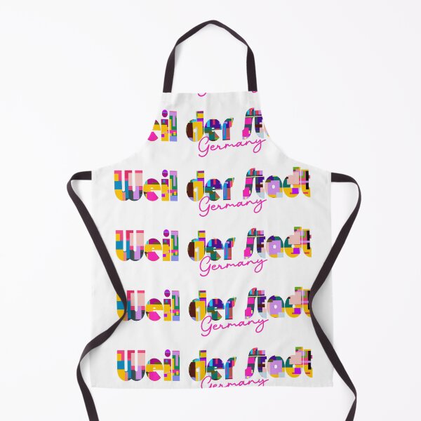 Item preview, Weil der Stadt, Germany, Vibrant Abstract City Typography Art designed and sold by Wanderful-roads.