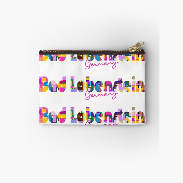 Item preview, Bad Lobenstein, Germany, Vibrant Abstract City Typography Art designed and sold by Wanderful-roads.