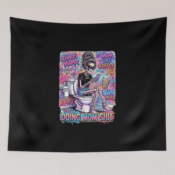 Item preview, Doing Mom Shit Funny Skeleton Mom Life designed and sold by dudelinart.