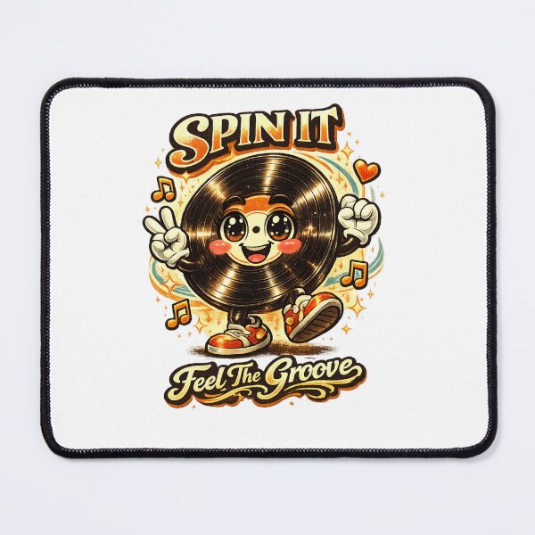 Item preview, Spin It Feel The Groove Vinyl Record T-Shirt designed and sold by M.Store.