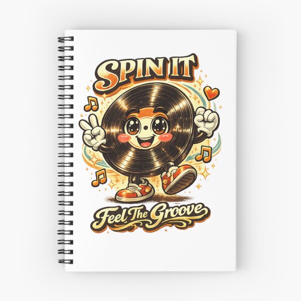 Item preview, Spin It Feel The Groove Vinyl Record T-Shirt designed and sold by M.Store.