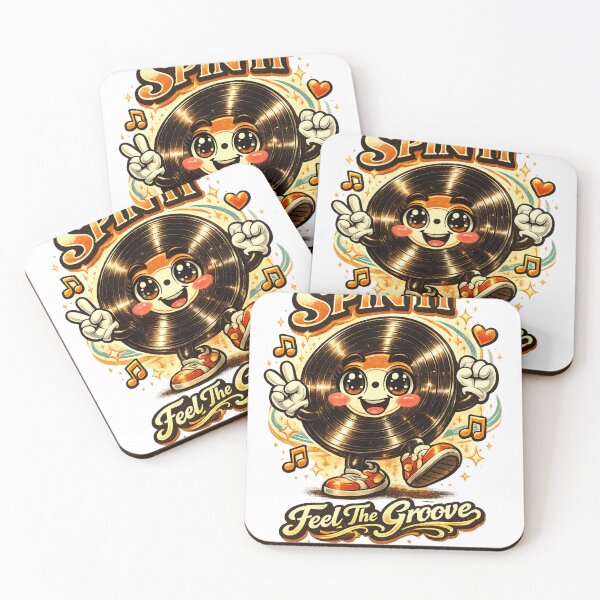 Item preview, Spin It Feel The Groove Vinyl Record T-Shirt designed and sold by M.Store.
