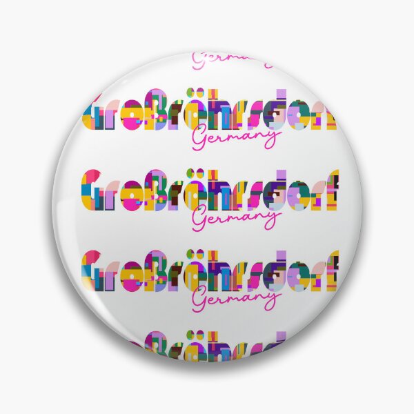 Item preview, Großröhrsdorf, Germany, Vibrant Abstract City Typography Art designed and sold by Wanderful-roads.