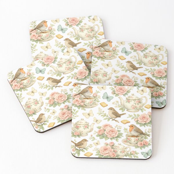 Item preview, Tea Garden Birds designed and sold by kyrasolis.
