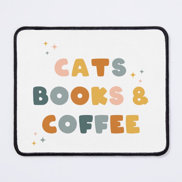 Item preview, Cats Books and Coffee designed and sold by cafelab.
