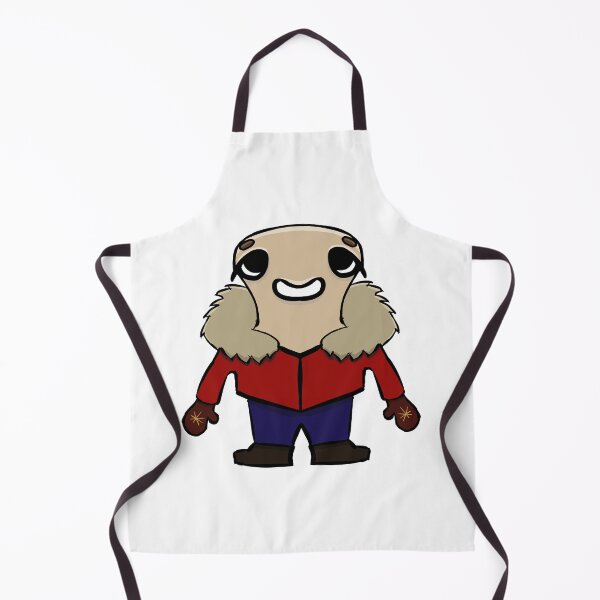 Item preview, Cute Winter Character with Fur Coat – Kawaii Cartoon Sticker Art designed and sold by davidmalec.