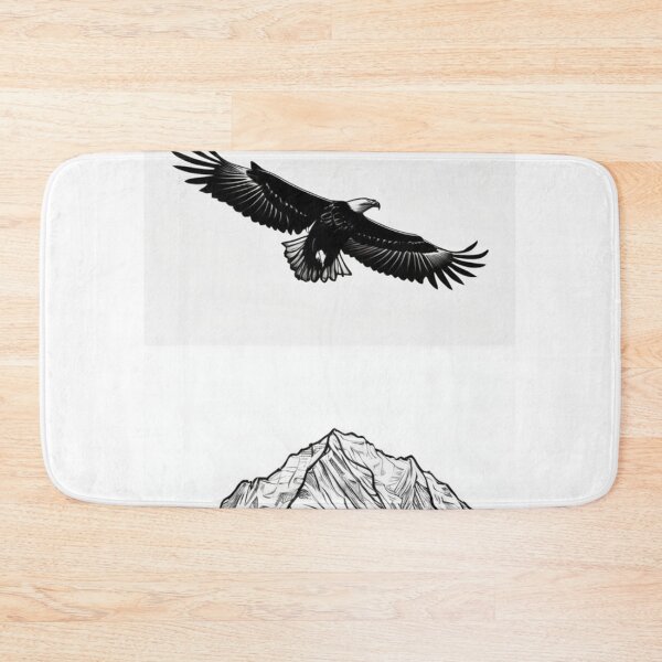 Item preview, Art - Majestic Eagle on Mountain Landscape, Iconography of Wild Nature designed and sold by World-Pets.