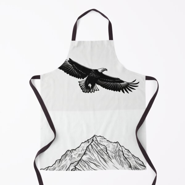 Item preview, Art - Majestic Eagle on Mountain Landscape, Iconography of Wild Nature designed and sold by World-Pets.