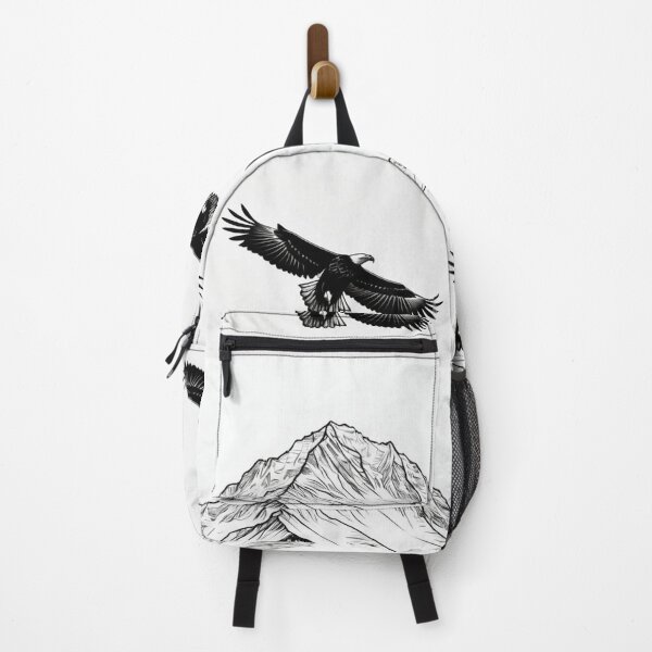Item preview, Art - Majestic Eagle on Mountain Landscape, Iconography of Wild Nature designed and sold by World-Pets.