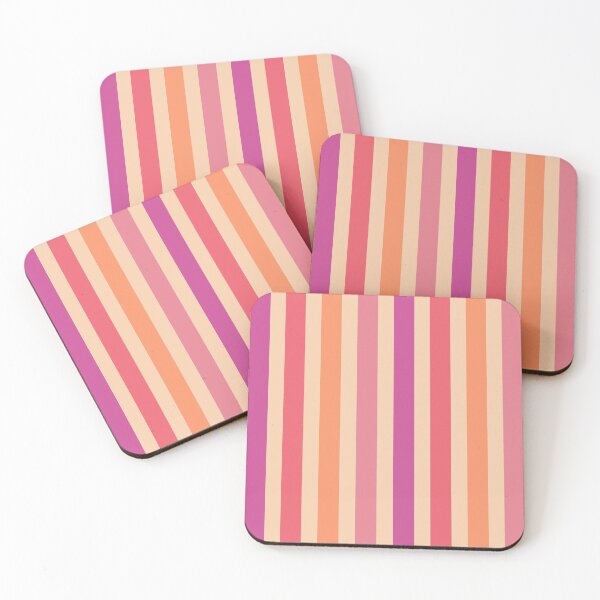 Item preview, Playful Pink Stripes designed and sold by The Innocent Ghost Project.