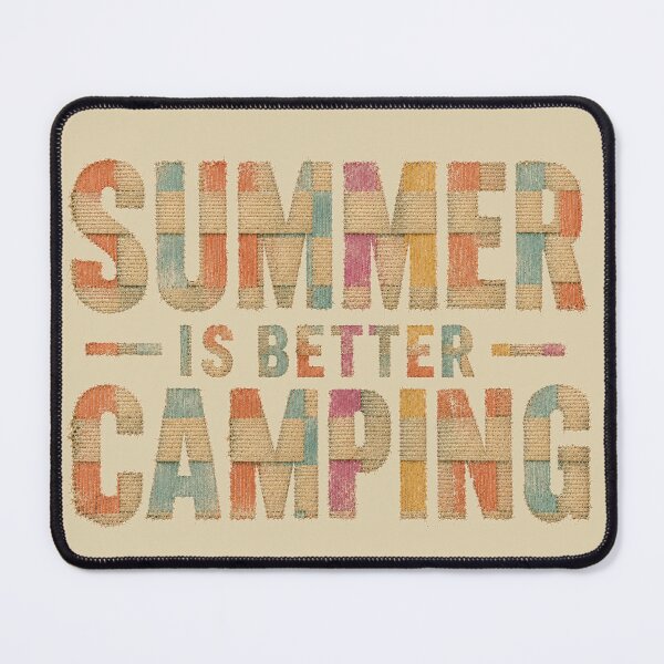 Item preview, Summer Is Better Camping Retro Lawn Chair Weave Design | Vintage Camping Sweatshirt & T-Shirt designed and sold by Healy’s Awesome Designs.