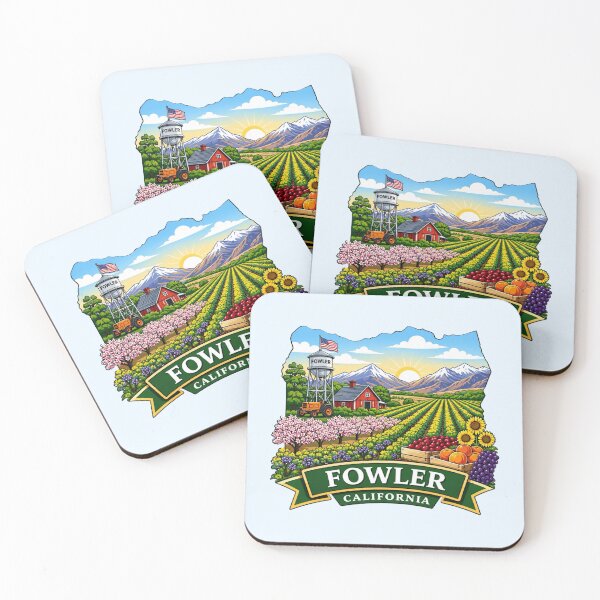 Item preview, Fowler, California - Central Valley Farm Country  designed and sold by Myra365Art.