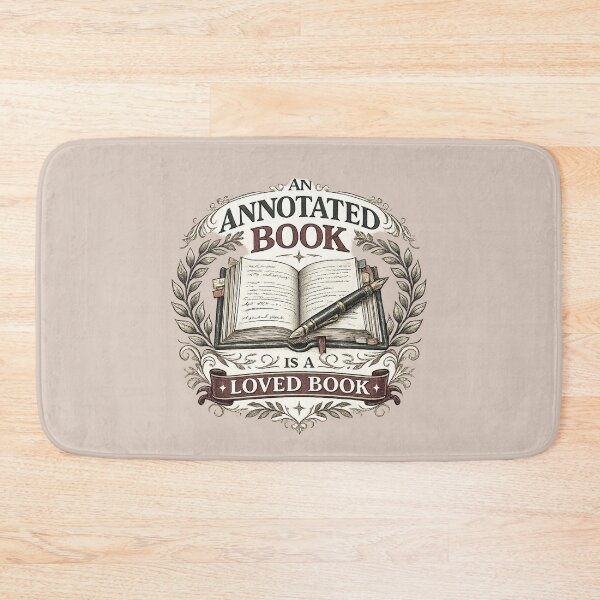 Item preview, An Annotated Book Is a Loved Book designed and sold by Cosmos Creative Studios.