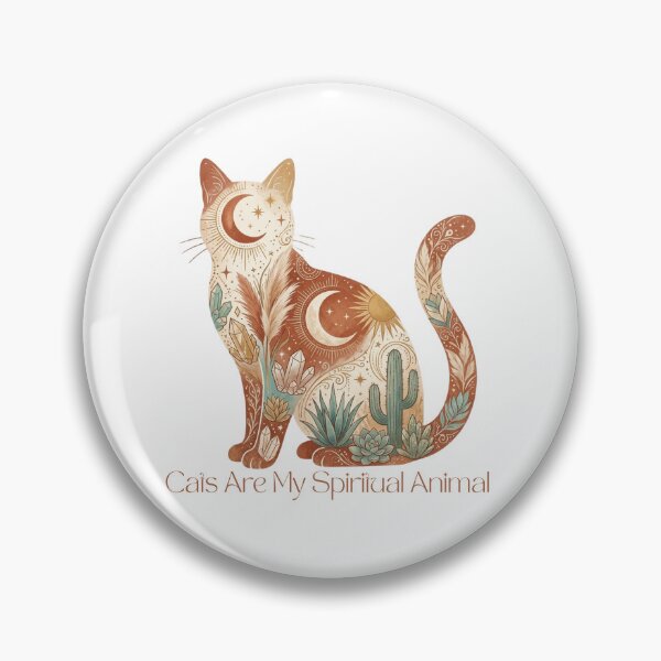 Item preview, Cats Are My Spirit Animal – Boho Cat designed and sold by RunningWhiskers.