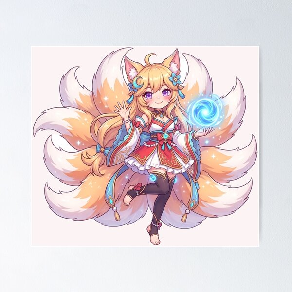 Item preview, League of Legends  Ahri designed and sold by Rama KLK.