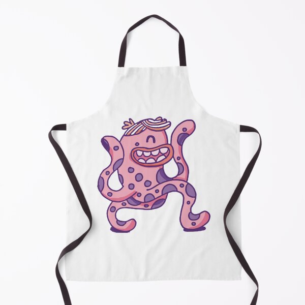 Item preview, Cute Octopus Pink Spotted Dancing Monster designed and sold by Demodomodo.