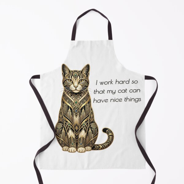 Item preview, Luxury Cat - Art Deco Edition designed and sold by RunningWhiskers.
