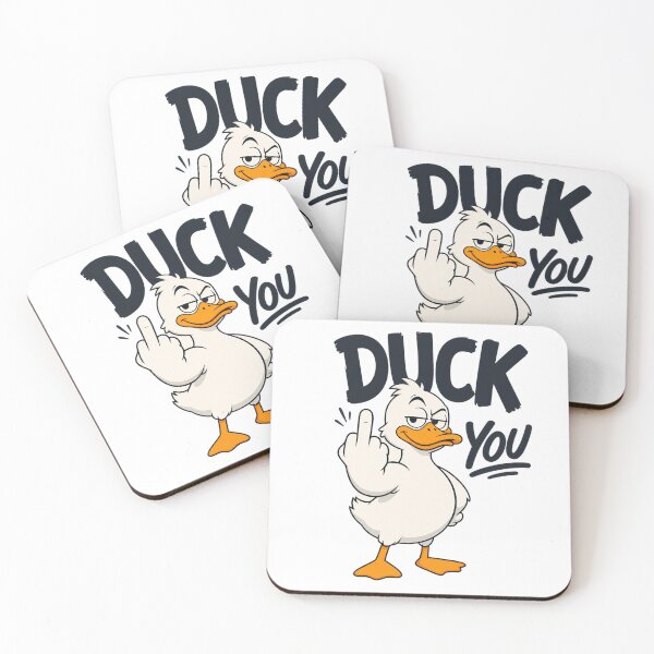 Item preview, Duck You – Funny Duck Vector Design designed and sold by Jandedan.