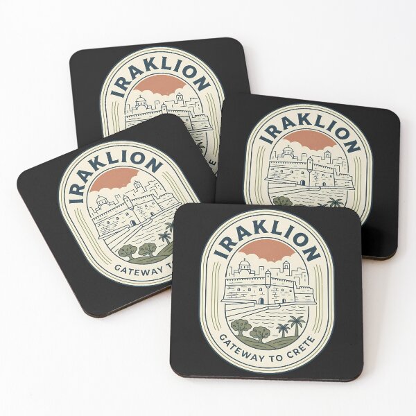 Item preview, Iraklion Crete Vintage Travel Emblem designed and sold by k3rstman1.
