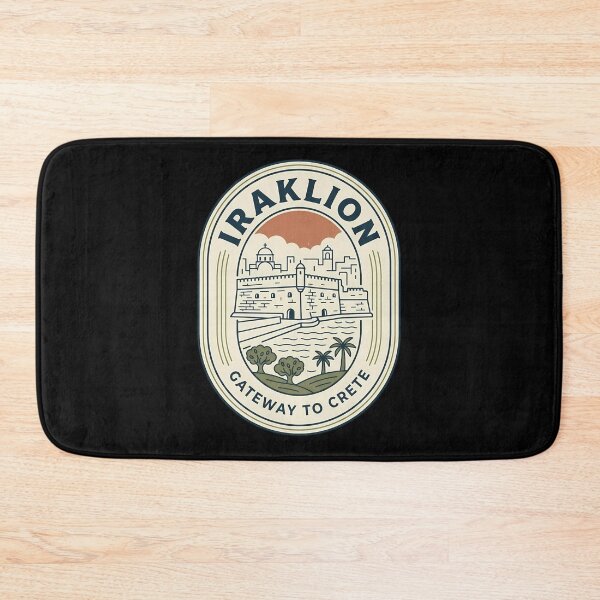 Item preview, Iraklion Crete Vintage Travel Emblem designed and sold by k3rstman1.