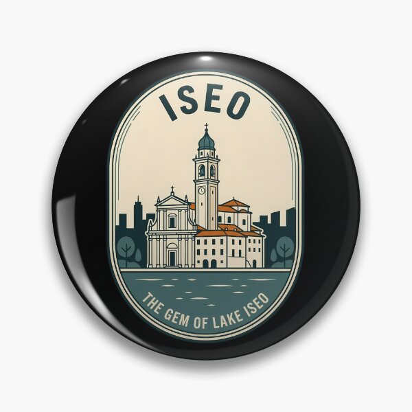 Item preview, Iseo Italy Lake Vintage Travel Emblem designed and sold by k3rstman1.