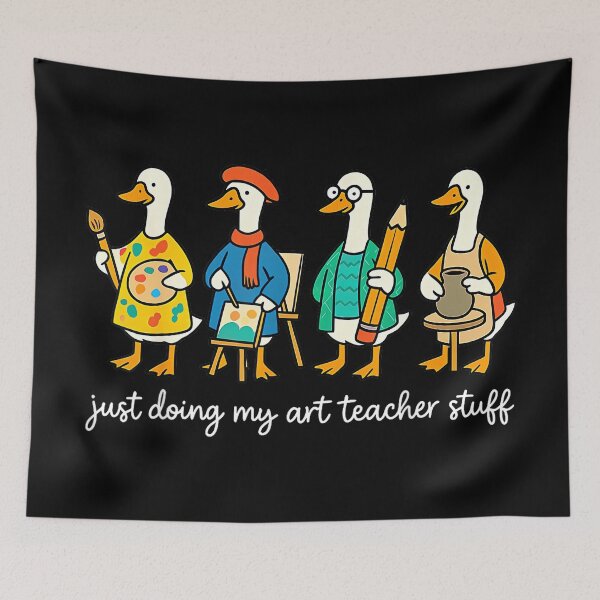 Item preview, Funny Silly Goose Teaching Art Teacher Painting Drawing Grad designed and sold by CherylCGarrison.