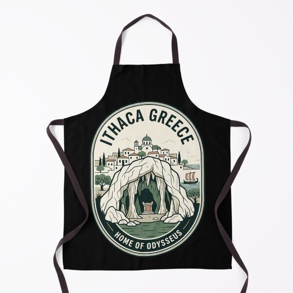 Item preview, Ithaca Greece Home of Odysseus Vintage Travel Emblem designed and sold by k3rstman1.