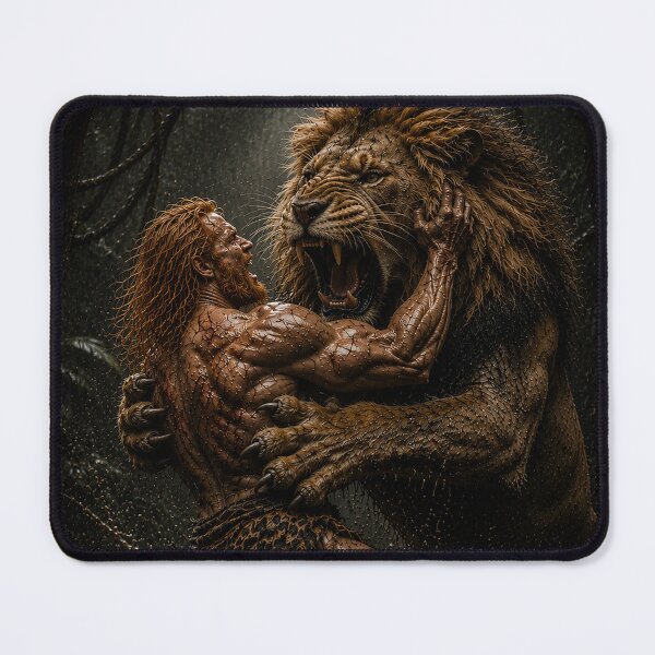 Item preview, EPIC NATURE - Man and a Lion designed and sold by MetusArt.