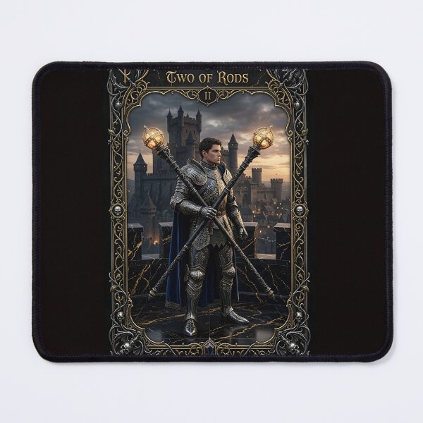 Item preview, Two of Rods - Two Cards designed and sold by Studio77-Gothic.