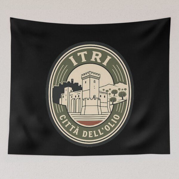 Item preview, Itri Italy Città dell'Olio Vintage Travel Emblem designed and sold by k3rstman1.