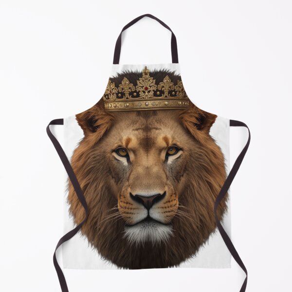 Item preview, Royal Majestic Lion King with Golden Crown designed and sold by Ankushpc.