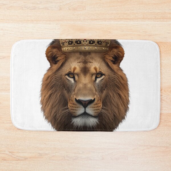 Item preview, Royal Majestic Lion King with Golden Crown designed and sold by Ankushpc.