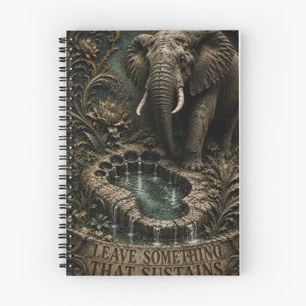 Item preview, Methodical Builder Elephant Stone Relief Office Wall Art Poster designed and sold by SavannaStrikes.