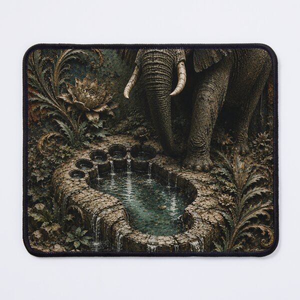 Item preview, Methodical Builder Elephant Stone Relief Office Wall Art Poster designed and sold by SavannaStrikes.
