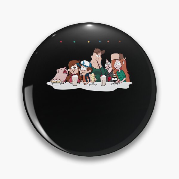 Item preview, Five Cartoon Teenagers And One Pig Sharing Milkshakes designed and sold by PetRockers.